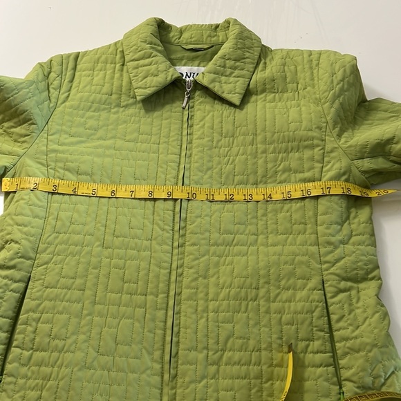 NUAGE lime green lightweight coat - Picture 4 of 10